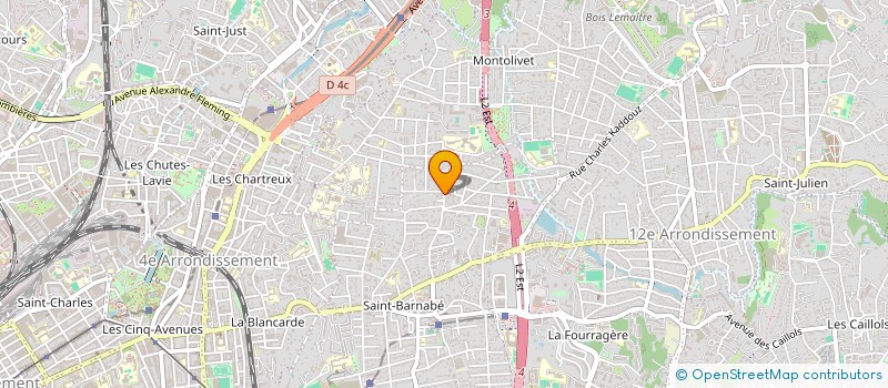 localisation de l'entreprise SCI LAVANDE à MARSEILLE