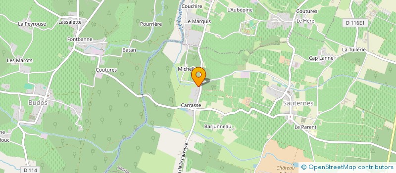 localisation de l'entreprise SCI LAVANDE  SAUTERNES