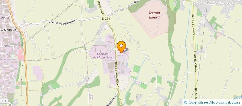 localisation de l'entreprise SCI LAVANDE à BEAUMONT-LES-VALENCE