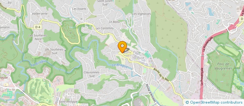 localisation de l'entreprise SCI LAVANDE  BIOT