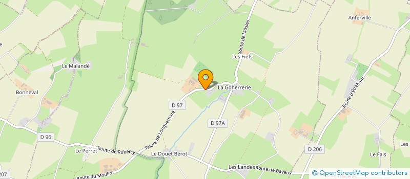 localisation de l'entreprise SCI LAVANDINE D'OLIVET  CROUAY