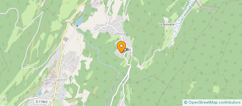 localisation de l'entreprise SCI LAVANS SCEY  LAVANS-LES-SAINT-CLAUDE