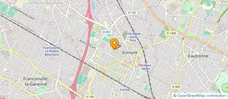 localisation de l'entreprise SCI LAVARDE à ERMONT