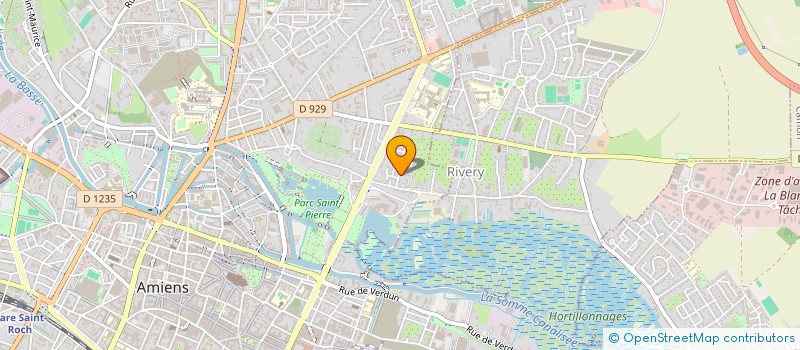localisation de l'entreprise SCI LAVARENNE à AMIENS