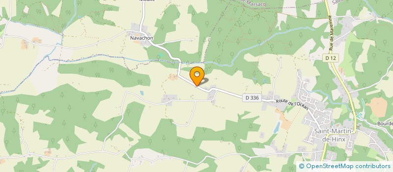 localisation de l'entreprise SCI LAVAROZO  SAINT-MARTIN-DE-HINX