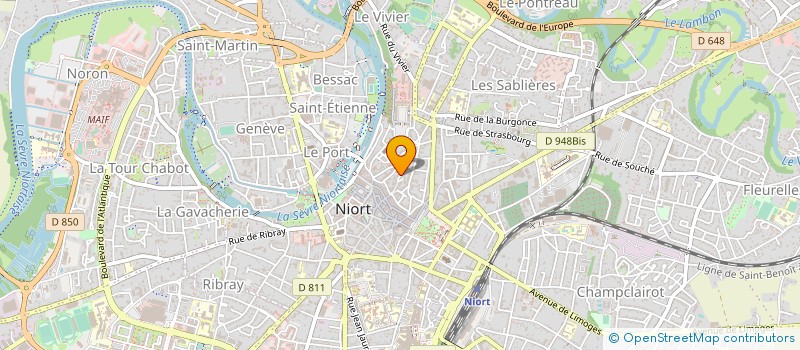 localisation de l'entreprise SCI LAVAULT à NIORT