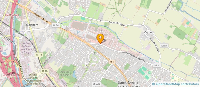 localisation de l'entreprise SCI LAVAULT  SAINT-ORENS-DE-GAMEVILLE