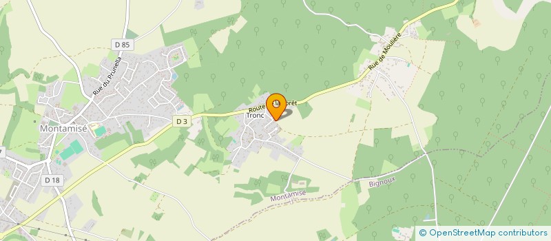 localisation de l'entreprise SCI LAVAULT  MONTAMISE