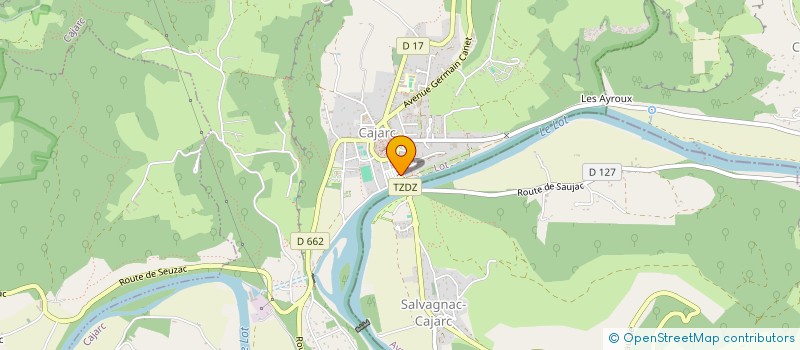 localisation de l'entreprise SCI LAVAUR  CAJARC