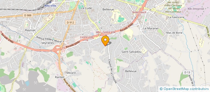 localisation de l'entreprise SCI LAVAUR à ALBI