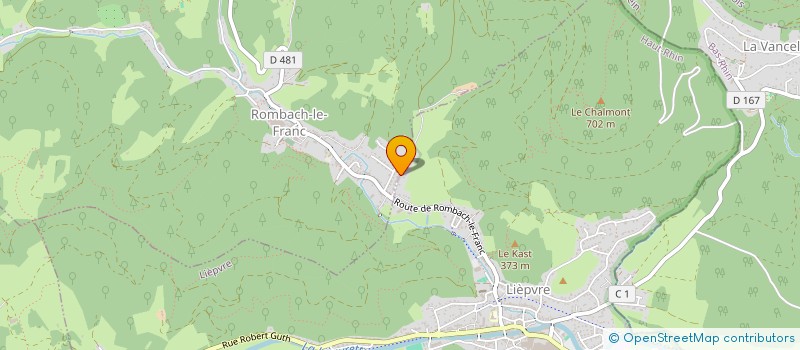 localisation de l'entreprise SCI LAVAURIERE  ROMBACH-LE-FRANC