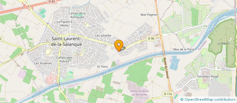 localisation de l'entreprise SCI LAVAY  SAINT-LAURENT-DE-LA-SALANQUE