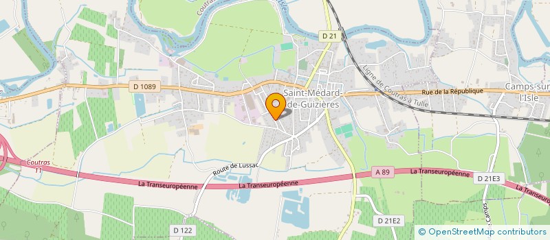 localisation de l'entreprise SCI LAVEAU  SAINT-MEDARD-DE-GUIZIERES