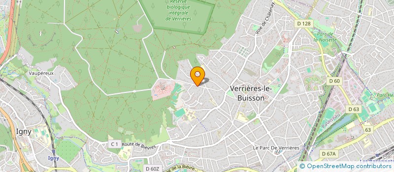 localisation de l'entreprise SCI LAVEISSIERE1 à VERRIERES-LE-BUISSON