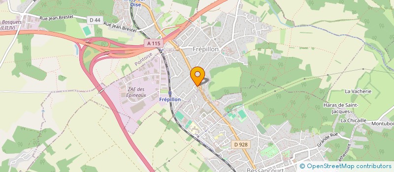 localisation de l'entreprise SCI LAVELINA  FREPILLON