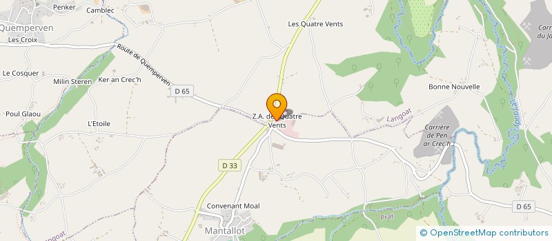 localisation de l'entreprise SCI LAVEN à KERMARIA-SULARD