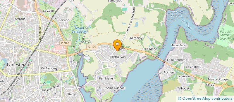 localisation de l'entreprise SCI LAVENANT  LANESTER