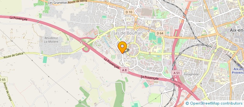 localisation de l'entreprise SCI LAVENDER à AIX-EN-PROVENCE
