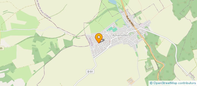 localisation de l'entreprise SCI LAVENIR  AMANVILLERS