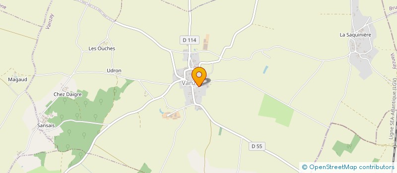 localisation de l'entreprise SCI LAVENU à SAINT-COUTANT