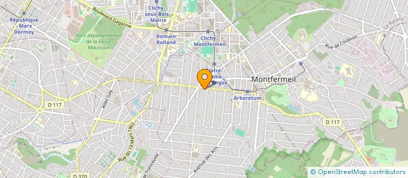 localisation de l'entreprise SCI LAVERDA à MONTFERMEIL