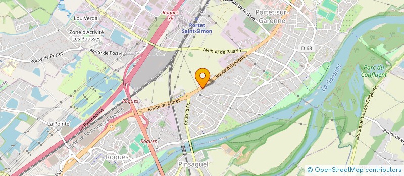 localisation de l'entreprise SCI LAVERDET à PORTET-SUR-GARONNE