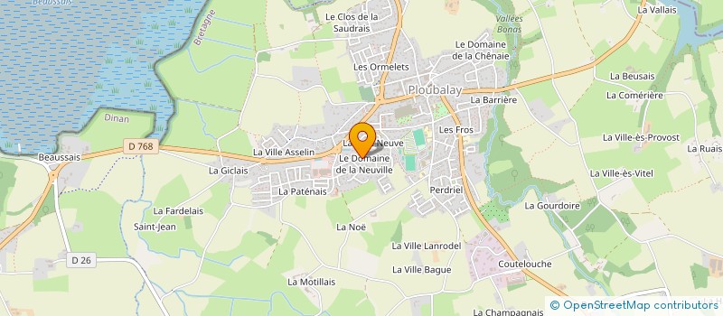 localisation de l'entreprise SCI LAVERGNE  BEAUSSAIS-SUR-MER