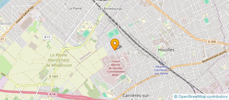 localisation de l'entreprise SCI LAVERIE DE MONTESSON  CARRIERES-SUR-SEINE