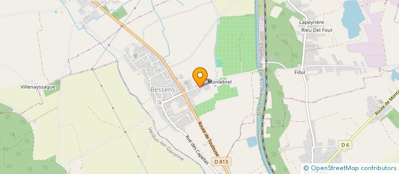 localisation de l'entreprise SCI LAVERON  BESSENS