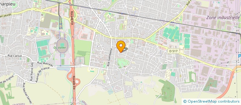 localisation de l'entreprise SCI LAVERP  MEYZIEU