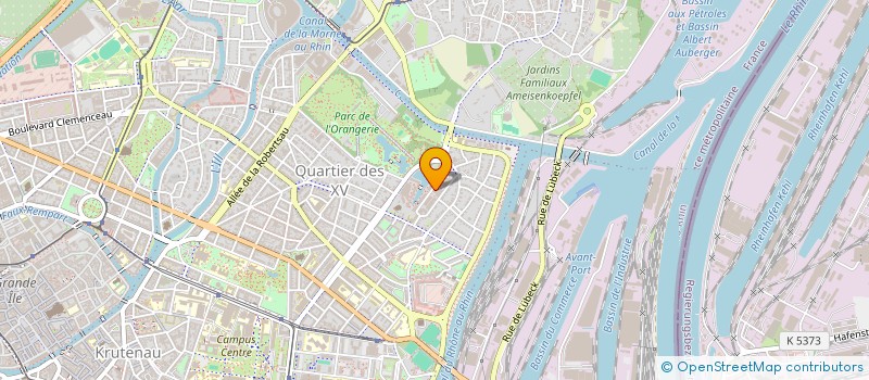 localisation de l'entreprise SCI LAVEZZI  STRASBOURG