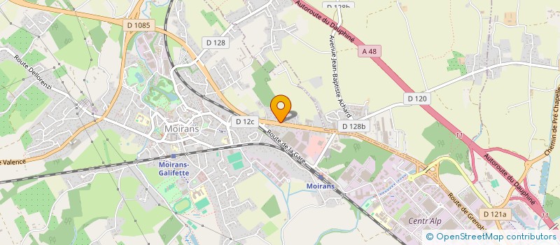 localisation de l'entreprise SCI LAVI  MOIRANS