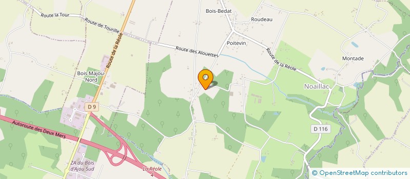 localisation de l'entreprise SCI LAVI  FONTET