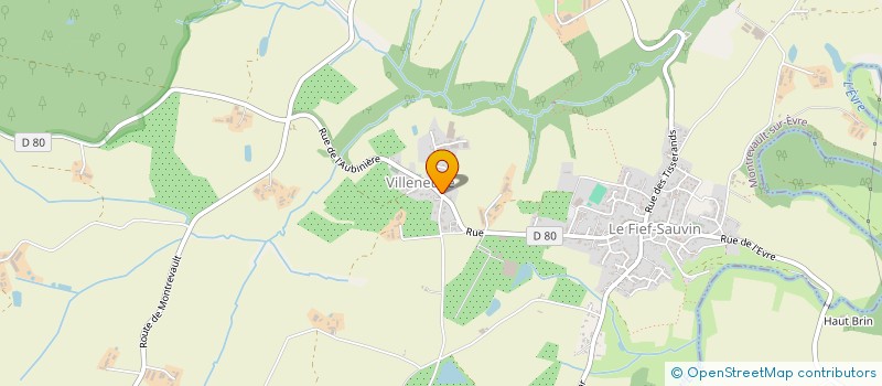 localisation de l'entreprise SCI LAVI  BEAUPREAU-EN-MAUGES