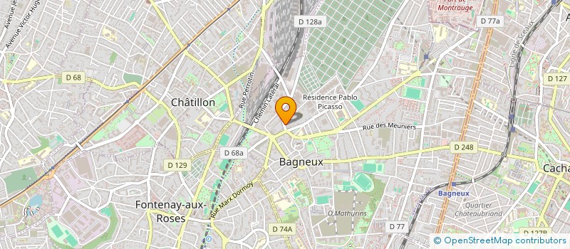 localisation de l'entreprise SCI LAVIE 1 à BAGNEUX