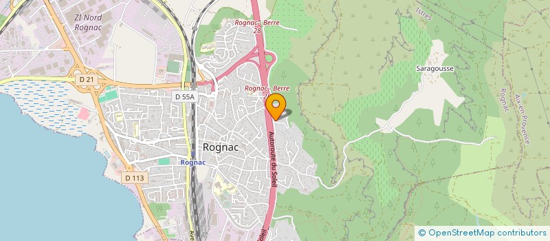 localisation de l'entreprise SCI LAVIE  ROGNAC