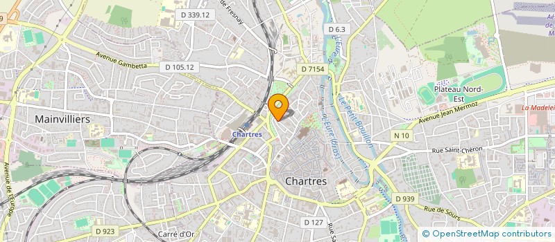 localisation de l'entreprise SCI LAVIE à CHARTRES