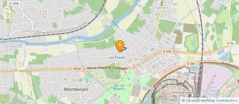 localisation de l'entreprise SCI LAVIE  CHESSY