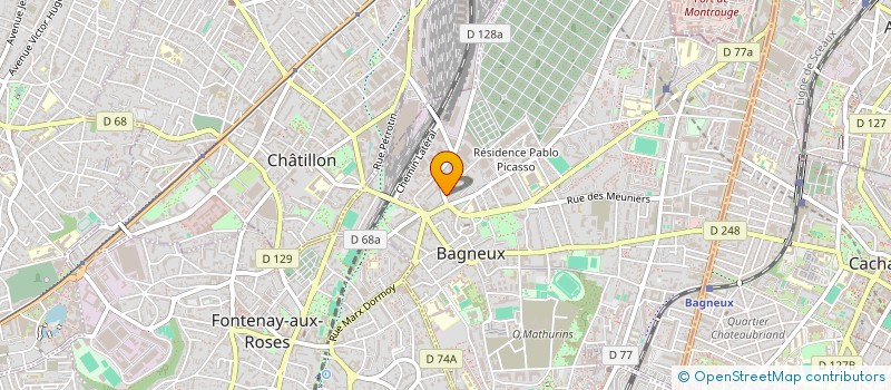 localisation de l'entreprise SCI LAVIE4 à BAGNEUX