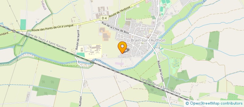 localisation de l'entreprise SCI LAVIEC  LOIRE-AUTHION