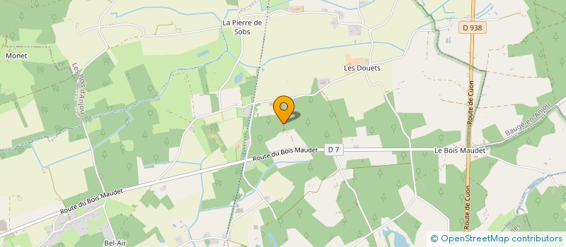 localisation de l'entreprise SCI LAVIEC  LES BOIS D'ANJOU