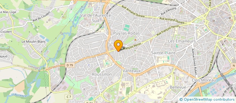 localisation de l'entreprise SCI LAVIEIMMO  LIMOGES