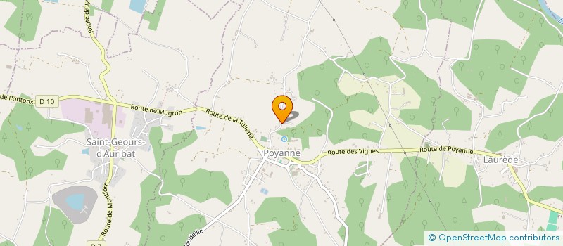localisation de l'entreprise SCI LAVIELLE DE MIQUEOU  POYANNE
