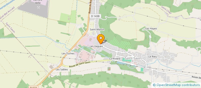 localisation de l'entreprise SCI LAVIGNE à SAINT-SAVIN