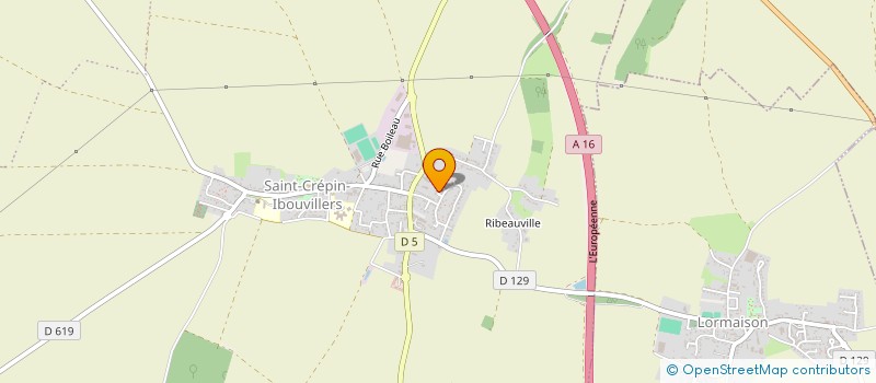 localisation de l'entreprise SCI LAVIGNE  SAINT-CREPIN-IBOUVILLERS