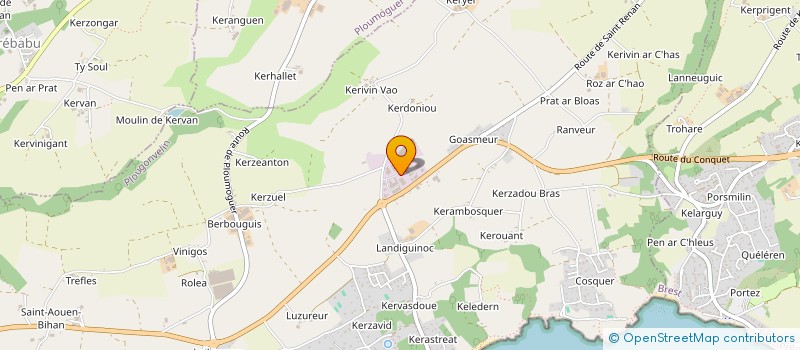 localisation de l'entreprise SCI LAVIGNE IROISE  PLOUGONVELIN