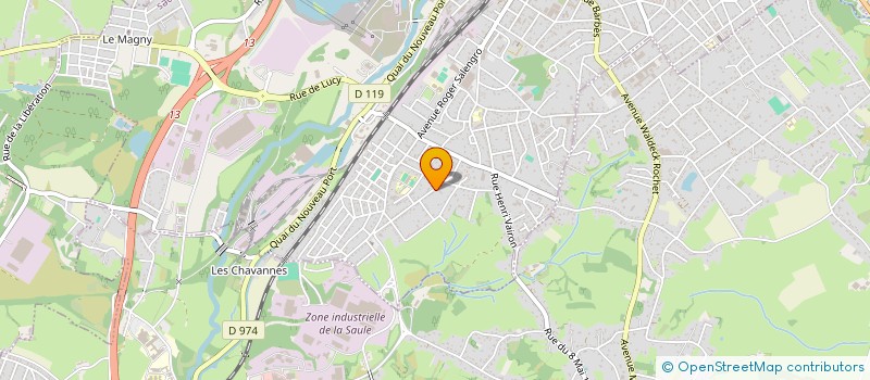 localisation de l'entreprise SCI LAVIGNE LEURAUD  LYON