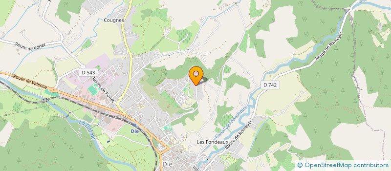 localisation de l'entreprise SCI LAVIGNE LIEU DIE à DIE
