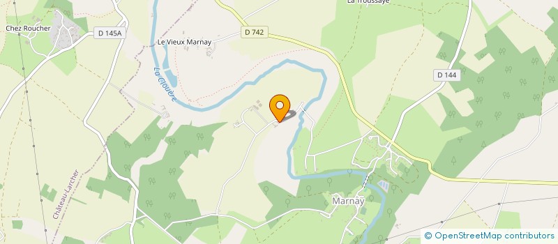 localisation de l'entreprise SCI LAVILDEU  MARNAY