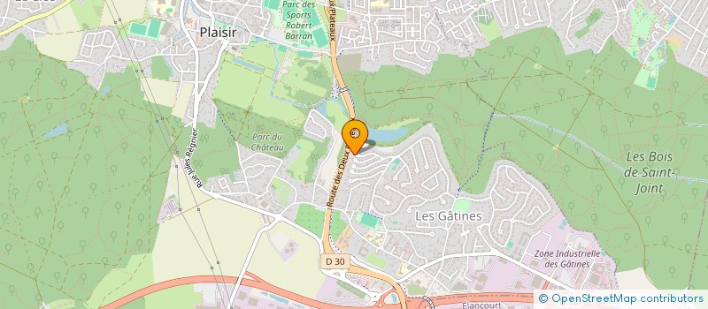 localisation de l'entreprise SCI LAVILLA  PLAISIR